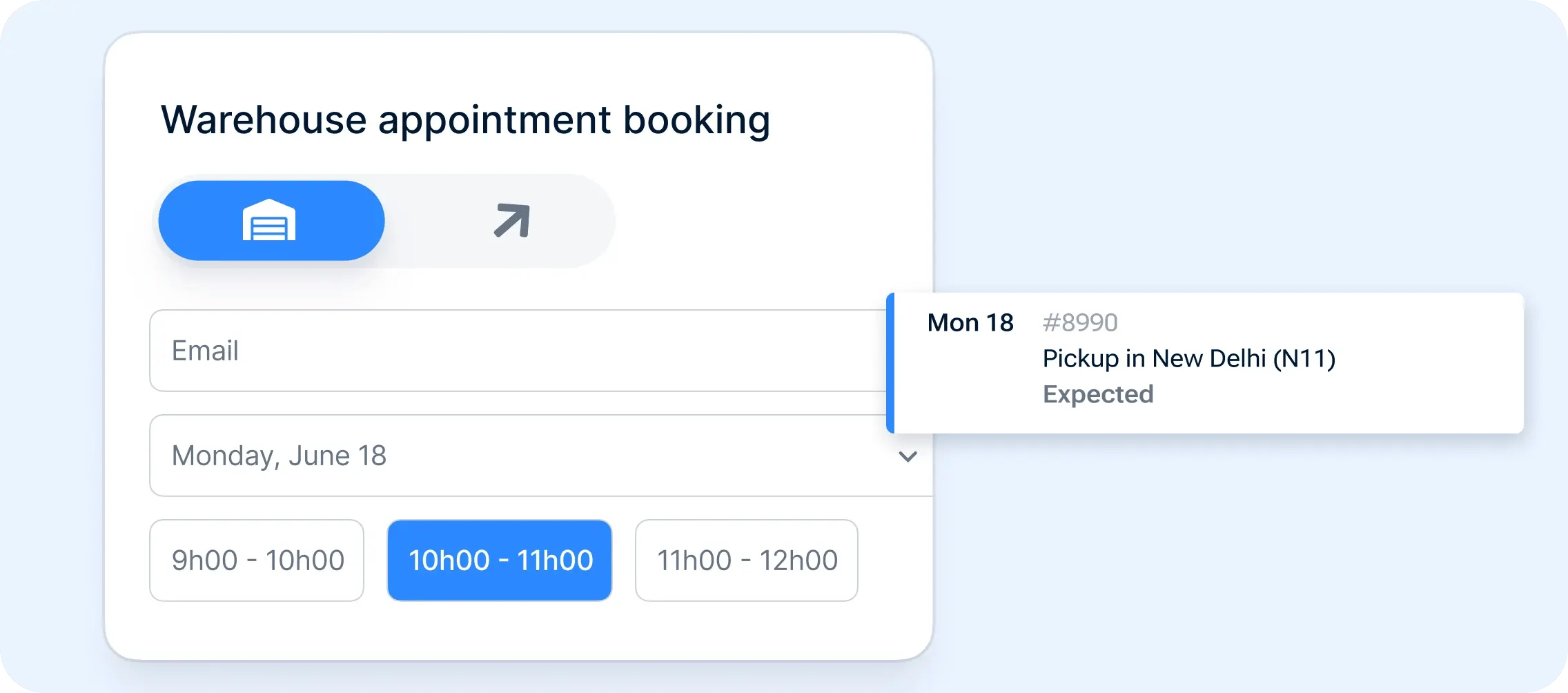 EN_Bento - Planning et rendez-vous entrepôt