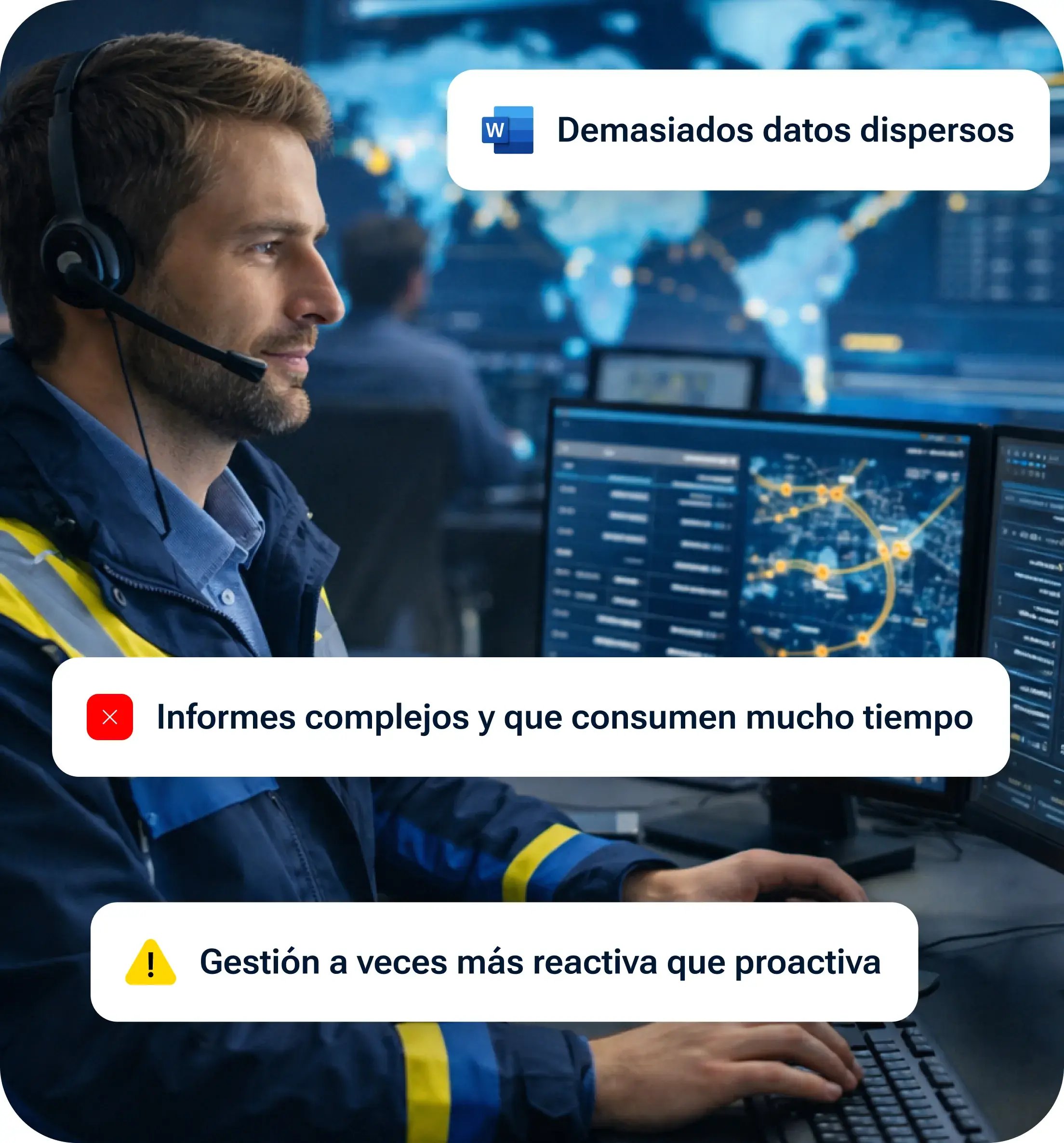 El reto diario de los operadores 4PL