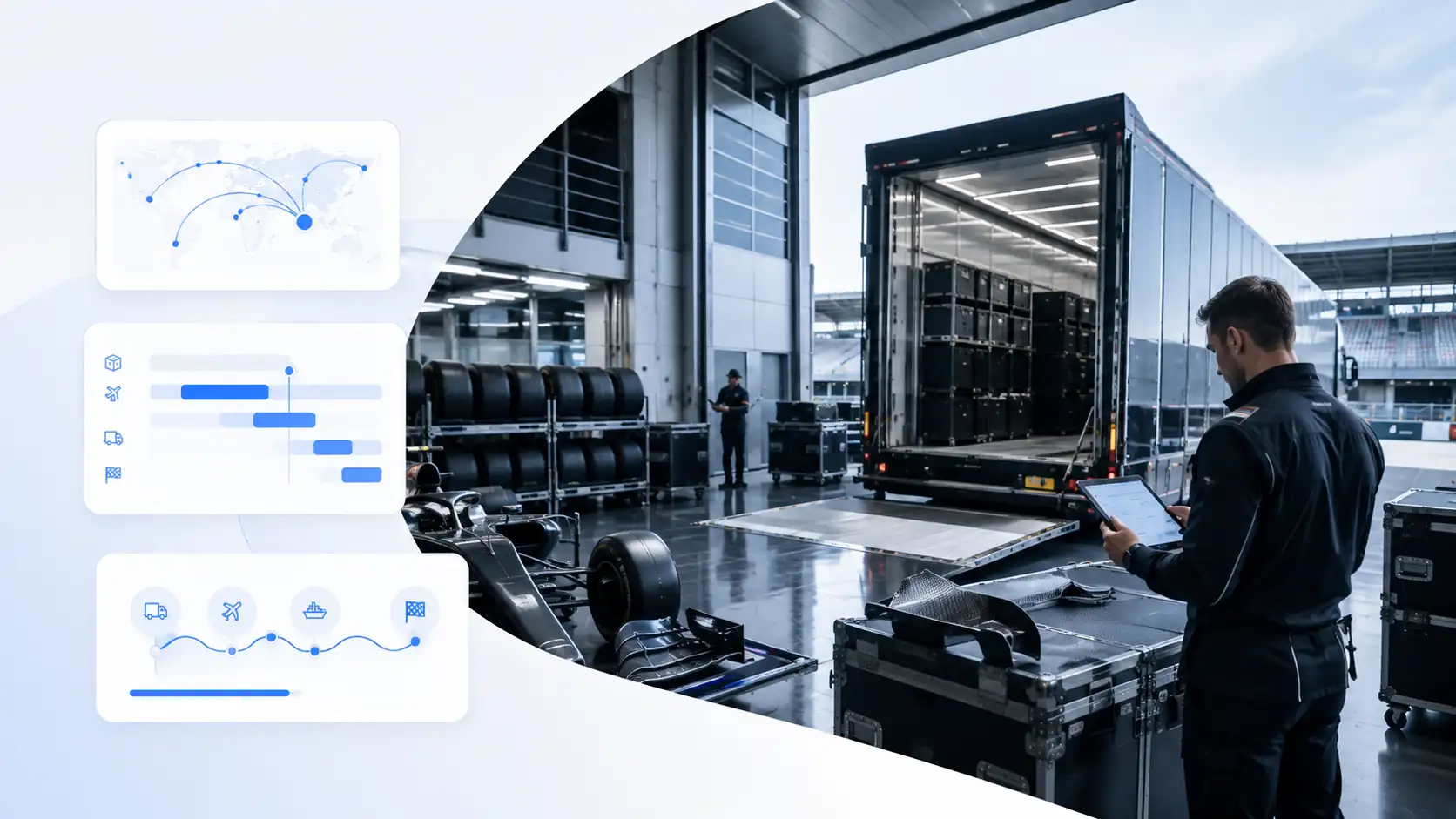 formla 1 logistics