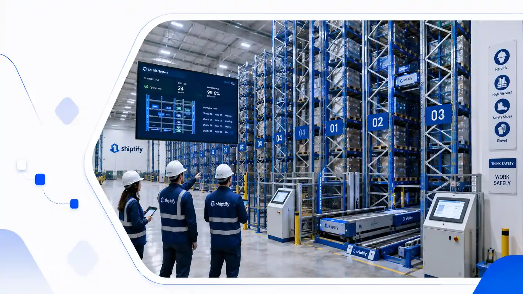 shuttle racking