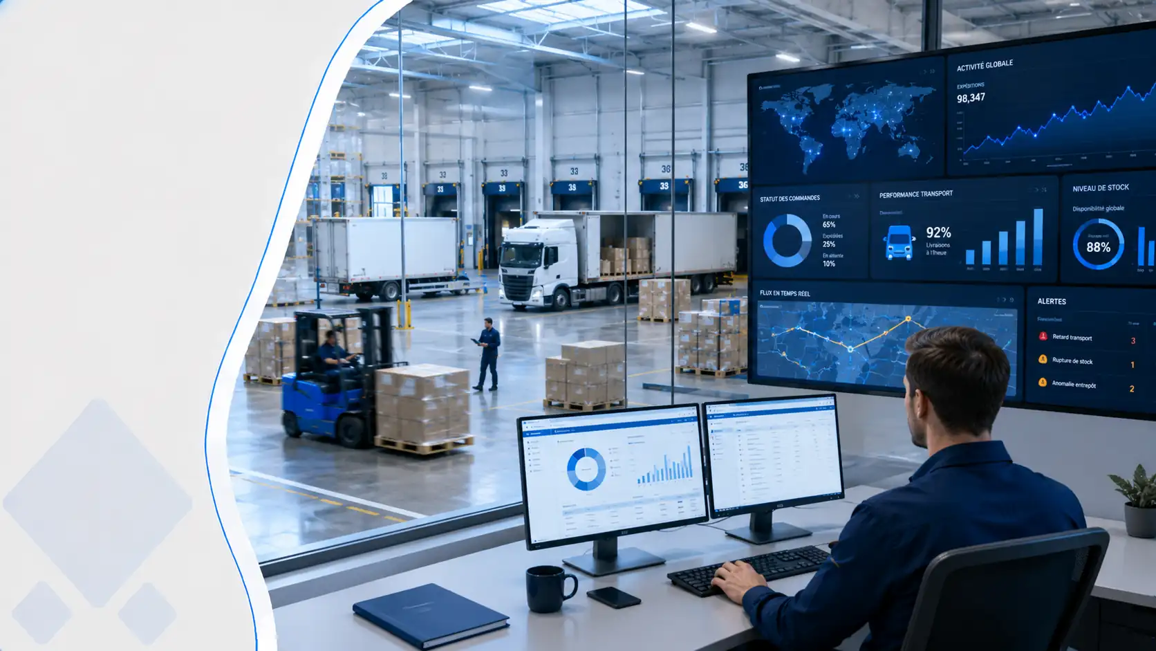 tableau de bord logistique